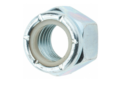 34278 - Hex Lock Nut, Nylon Insert, 3/4"-10, Grade 2 Steel, Zinc
